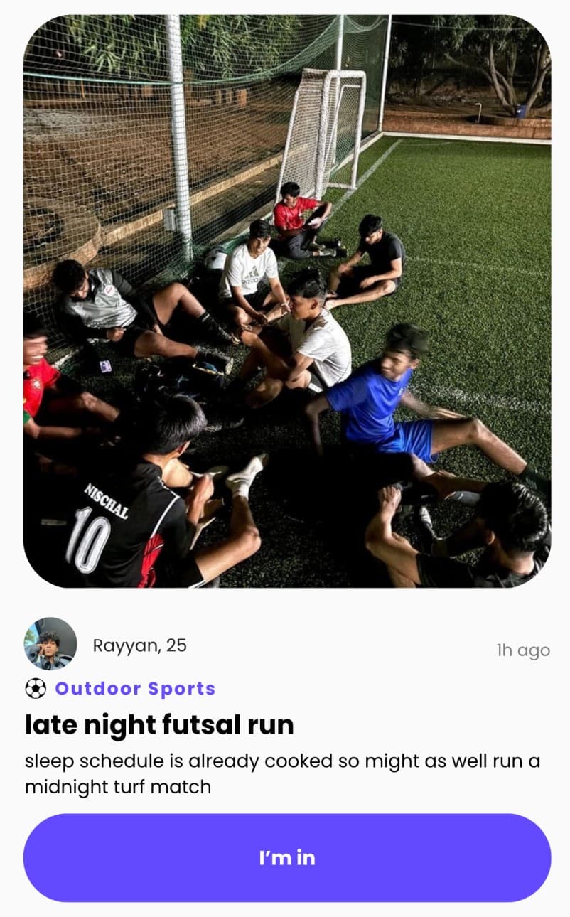 late night futsal run