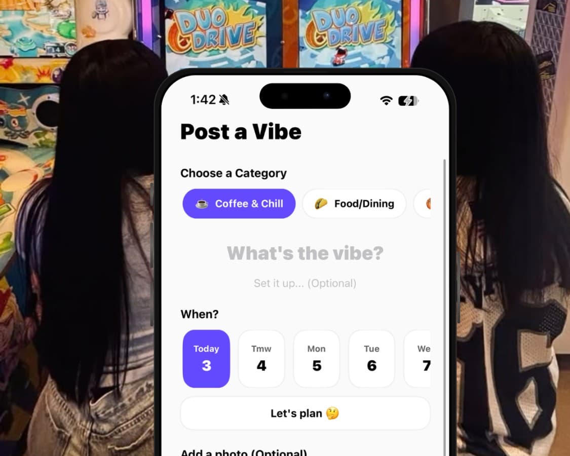 Post Vibes & Intents on WithMe UI